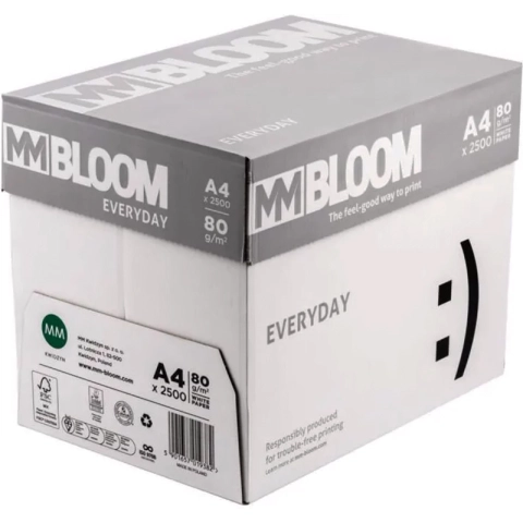 Papier ksero Bloom Everyday 146 CIE | A4 | 80g | 500 arkuszy | Klasa C - 1 Ryza